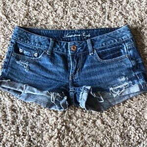 Denim shorts